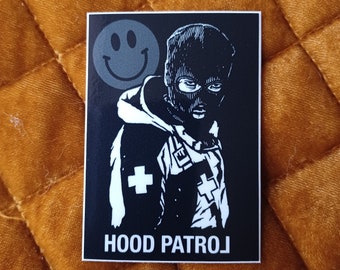 Hood Patrol Ski Snowboard Sticker