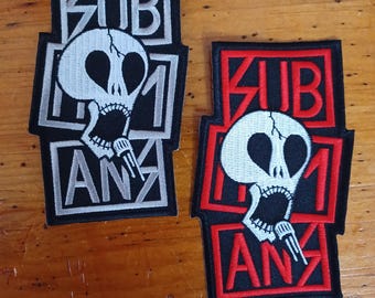Subhumans Official Embroidered Patch