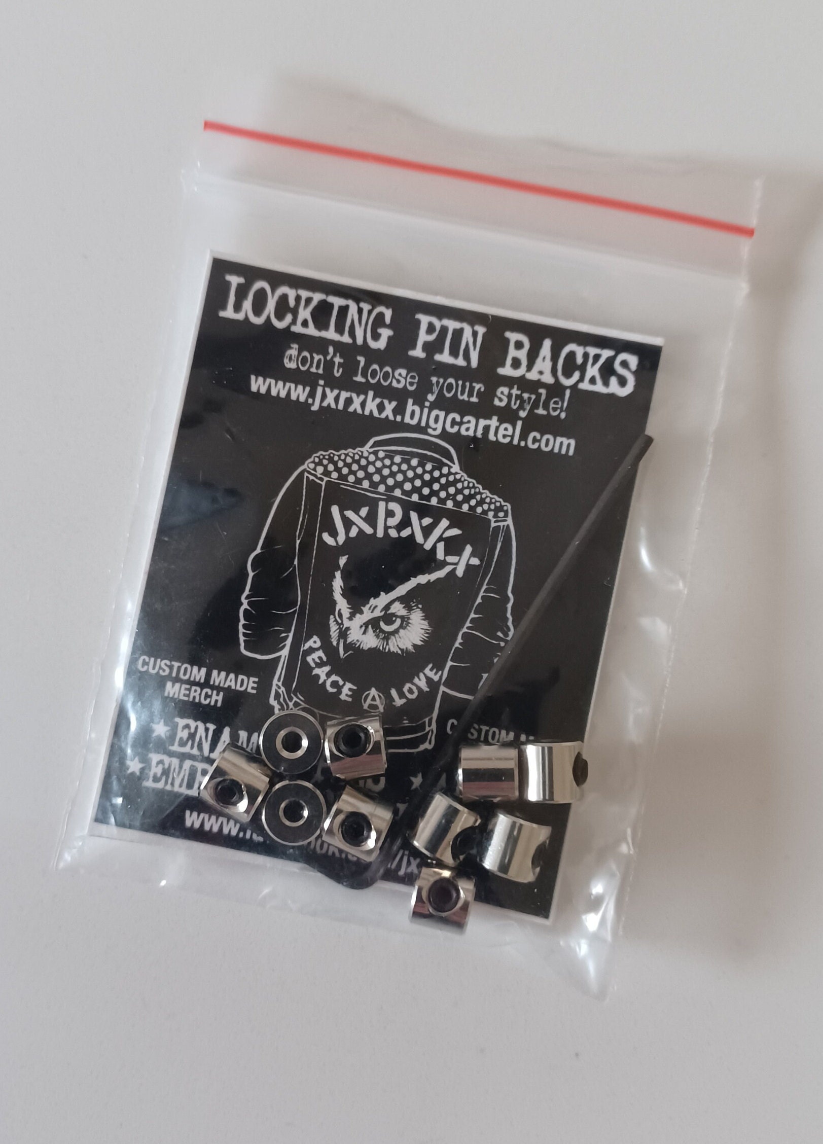 Locking Pin Backs — Tattoos by Kadee