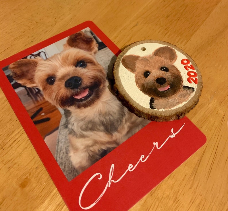 Custom Pet Portrait Ornament