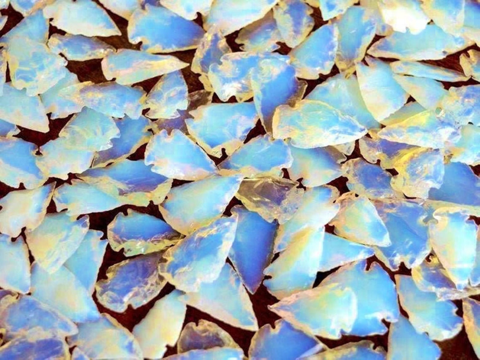 Bulk 10 PCS Opal Arrowheads Bulk Opal Arrowheads Healing | Etsy