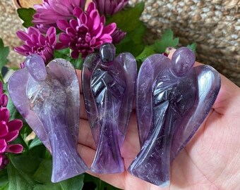 Amethyst Angel | Calming Gemstone | Guardian Angel | Healing Crystals | Crystal Angel | Bulk Crystals | Wholesale Crystals