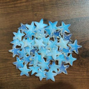 10 Pieces Opal Star | Crescent Star Crystals | Wholesale Bulk Crystals | Crescent Star Crystals | Bulk Opal Crescent Stars | Crystal Grid