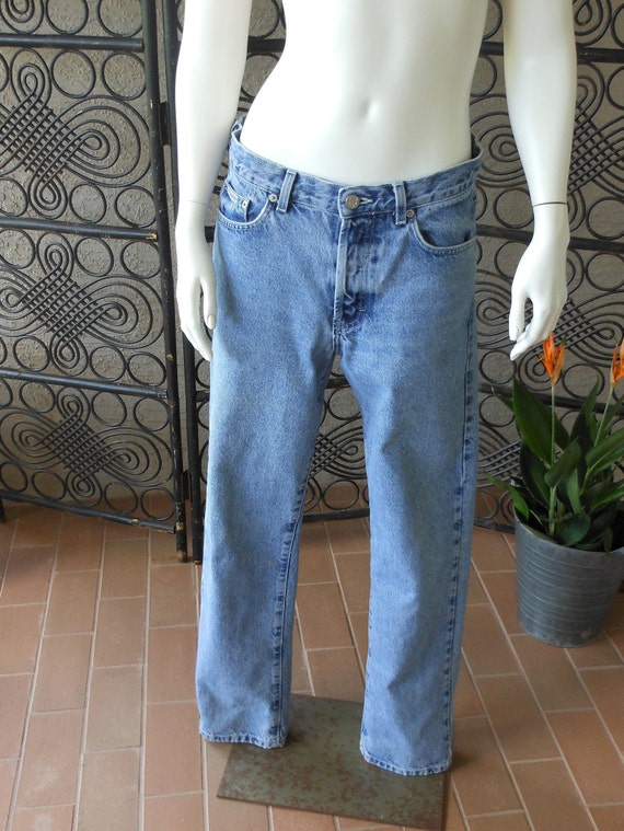 Vintage 90s Calvin Klein Button Fly Jeans Size 9 D