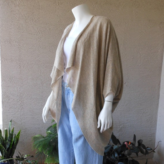 Vintage Cocoon Drape Woven Jacket Size Small Size… - image 5
