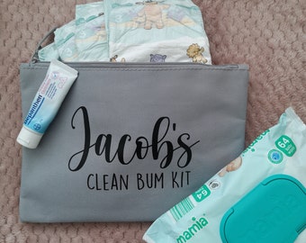 nappy clutch bag