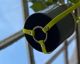 Neon yellow Vegan Leather Plant Hanger