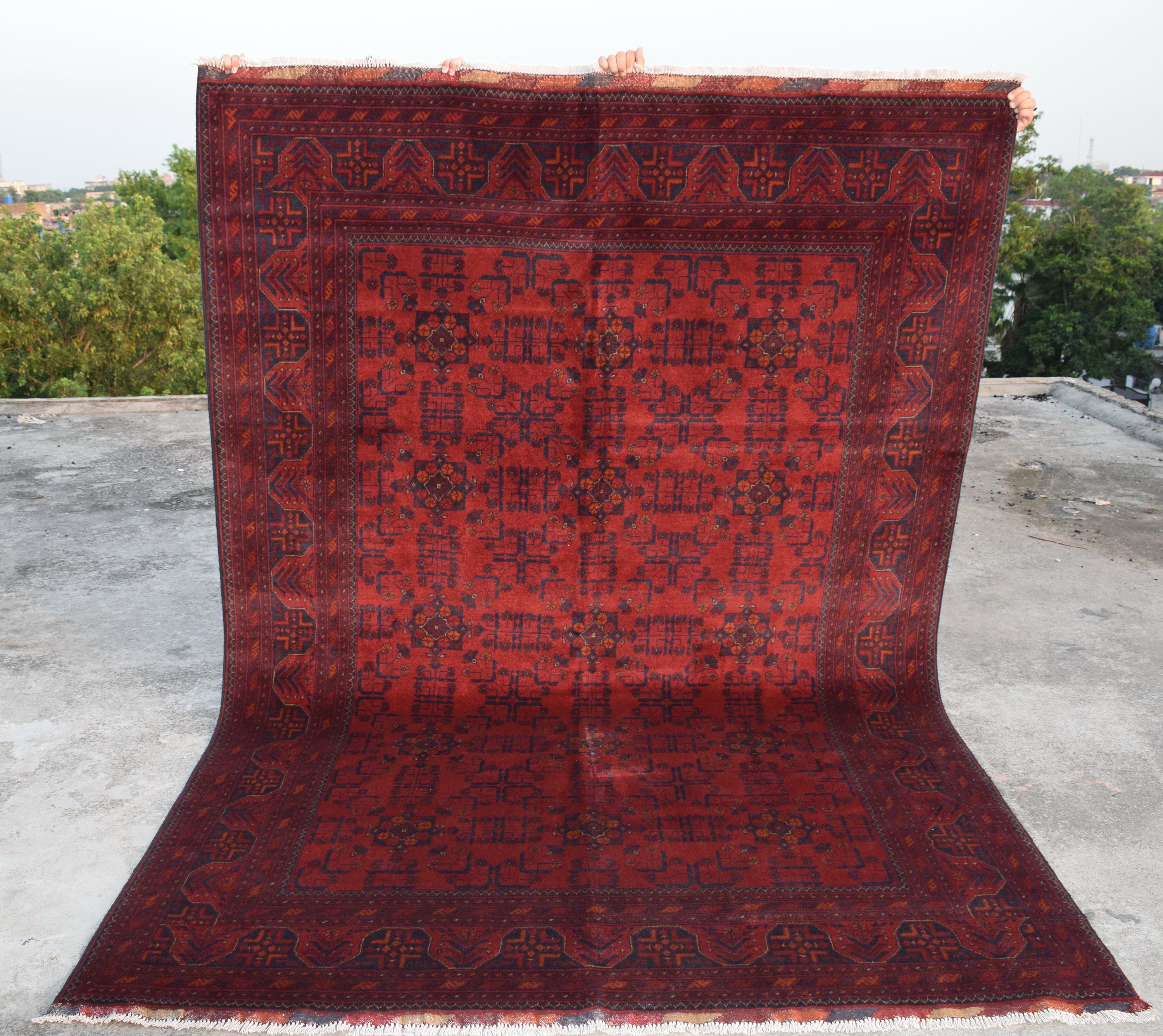 6'6 x 9'10 Ft. Best Quality Vintage Rug Gorgeous | Etsy