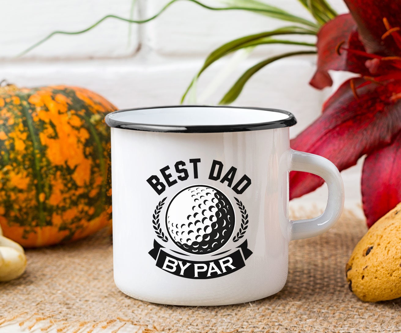 Best Dad By Par Mug Golfing Fathers Day Gift Golfing Dad Etsy