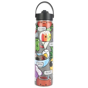 Insulated Water Bottle 24oz Craving Hawai&#39;i Grey