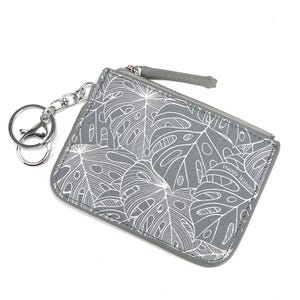 Estuche para tarjetas May Monstera Lines Grey
