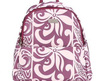 Backpack Ke'olu Tapa Tiare Mauve