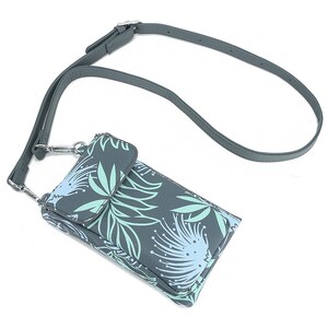 Cartera Bandolera Para Móvil Anna Lehua Gris