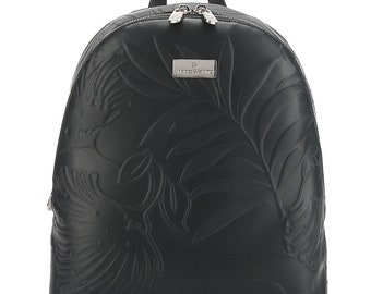 Backpack Tiffany Lehua Embossed Black