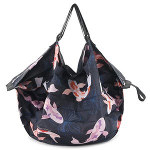 Bolso plegable Jazmine Koi Azul Marino