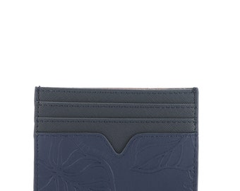 Card Case Meilany Kalo Embossed Navy