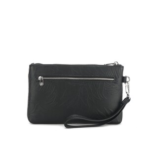 Wristlet Melody Lehua Embossed Black image 5