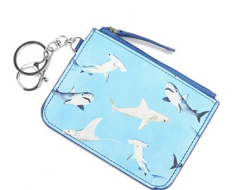 Card Case May Happy Shark Blue