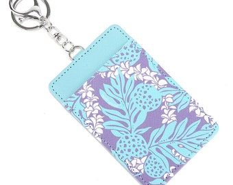 Card Case April Ulu Lei Purple