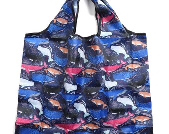 Foldable Bag Jackie Whales Black