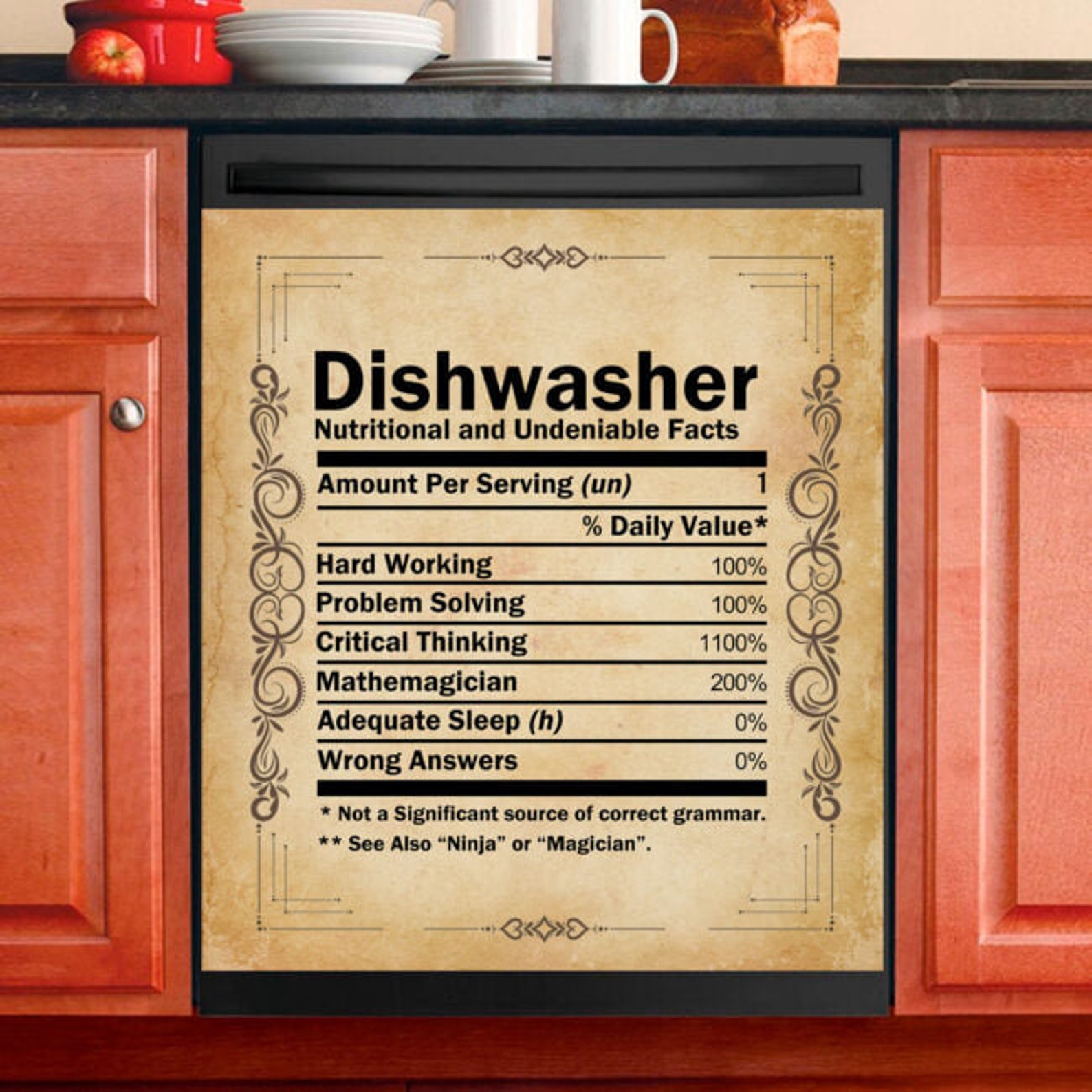 Dishwasher label dishwasher sticker decor sticker Etsy