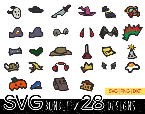 Download Among Us Hats Svg Bundle Among Us Accessories Svg Among Us Etsy