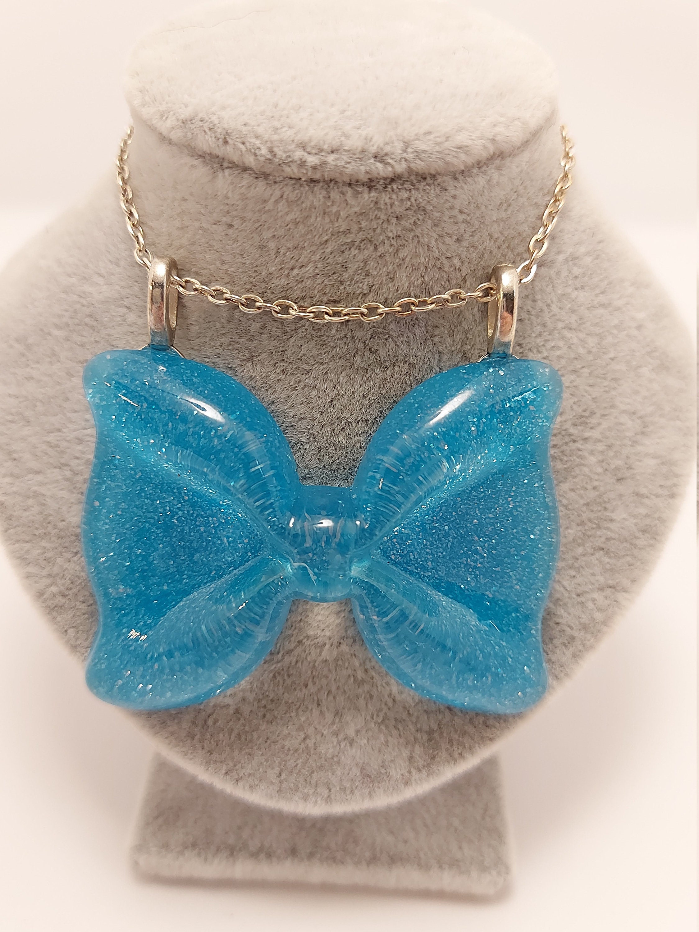 etsy bow necklace