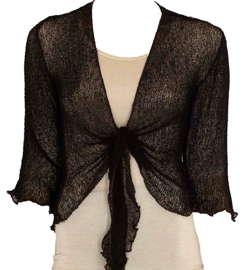 Women's Long Sleeve Open Front Knitted Crop Cardigan Drop Shoulder Knit Bolero Shrug Sweater Women's Long Sleeve Open Front Knitted Crop Cardigan Drop Shoulder Knit Bolero Shrug Sweater
