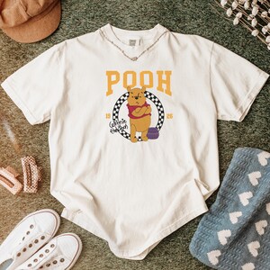Pooh and Friends Embroidered Sweatshirt, Winnie-the-Pooh, Tigger, Piglet, Eeyore, Cartoon Shirt, Gift For Friends, Bear Shirt, Fall Sweater