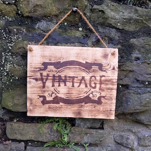 Vintage Wall Plaque, Pallet Wood Wall Art, Reclaimed Wood Home Decor, Gift For The Home, Unusual Gift, Boho Style, Natural Decor, Eco Gift
