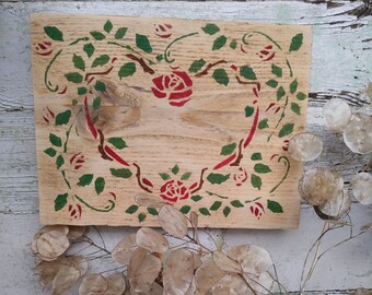 Quadro Coração Rosa