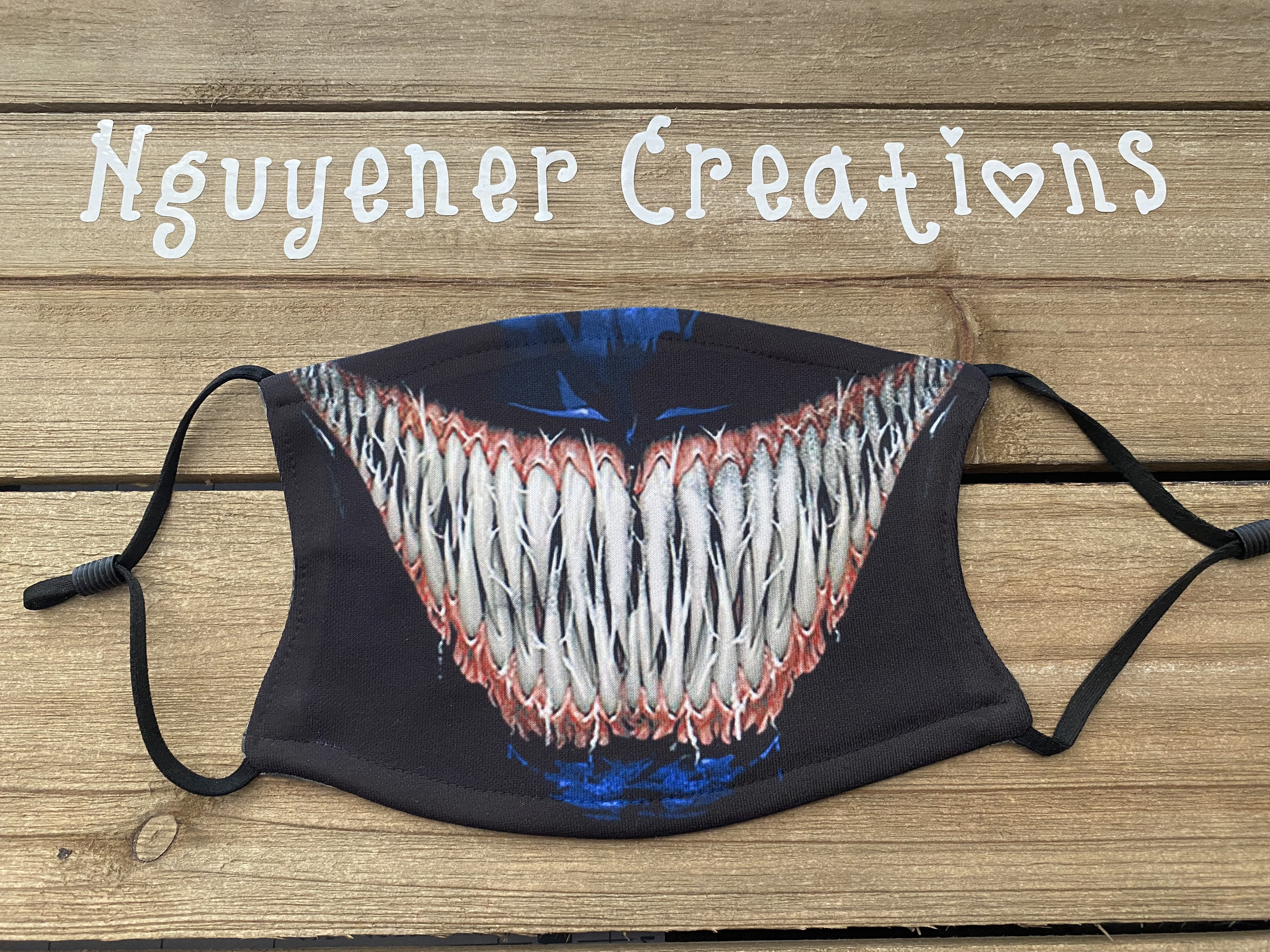 Venom Mouth Face Mask - Etsy