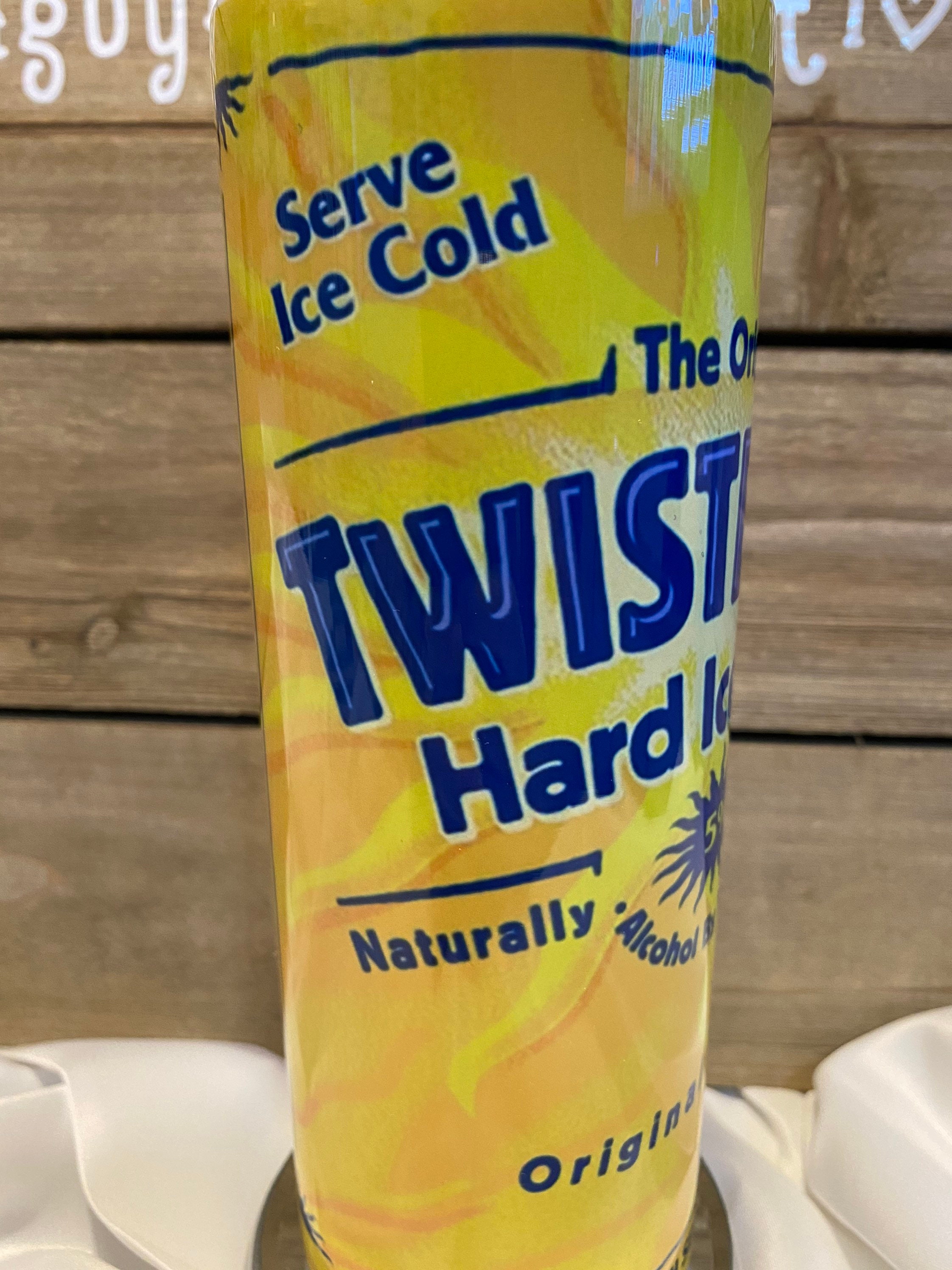 Twisted tea tumbler 20 oz Etsy
