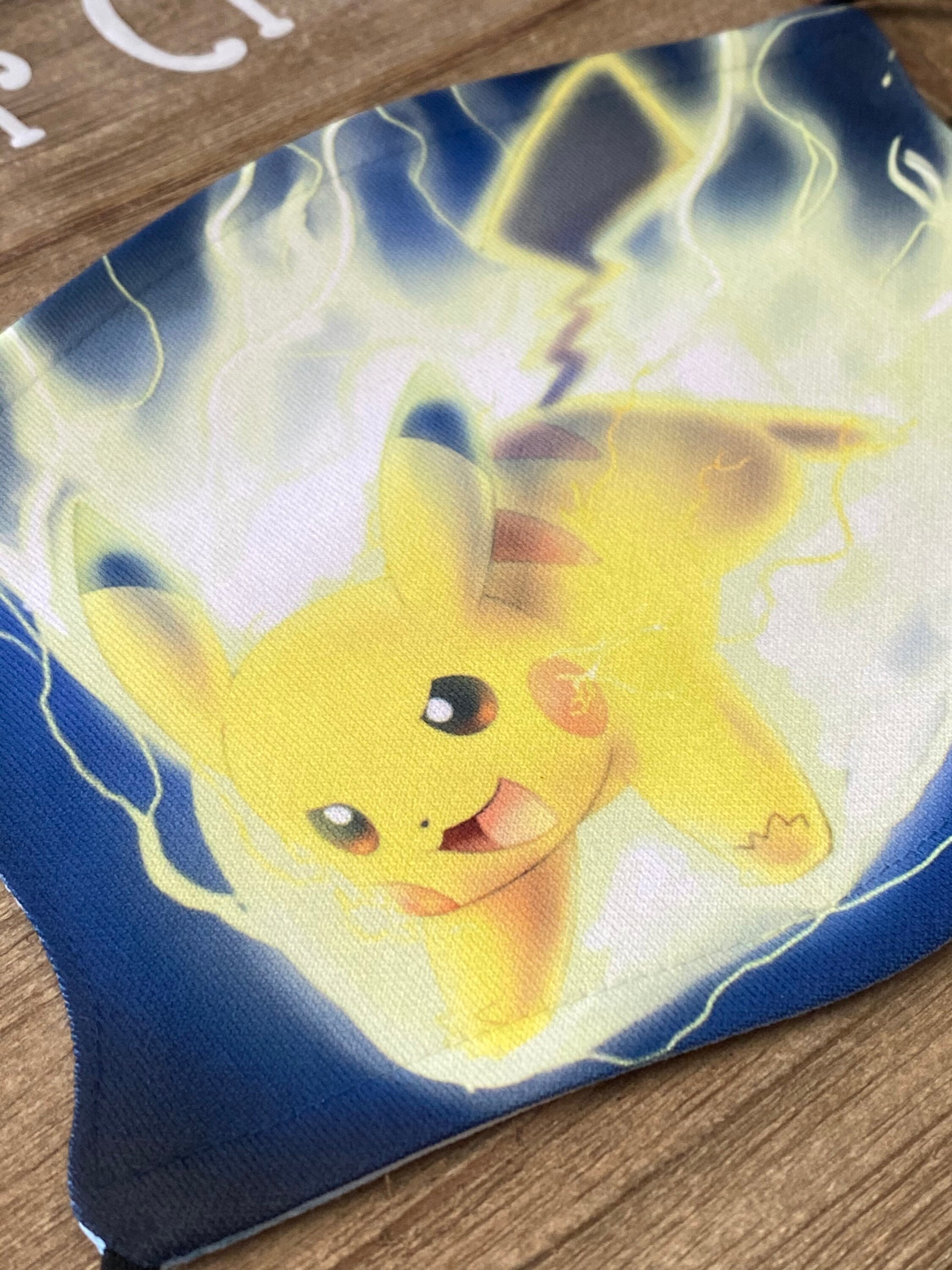 Pikachu Led Mask Pikachu Lightening Attack Pokémon Custom Face Mask - Etsy