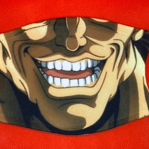 Yujiro Hanma, Baki custom mouth face mask