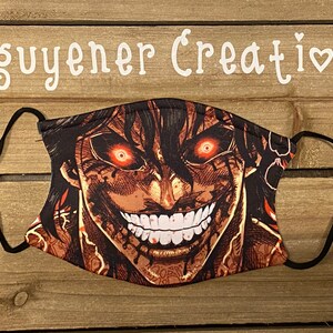 Ohma Tokita Kengan Ashura. The Ashura Niko Style custom face mask.