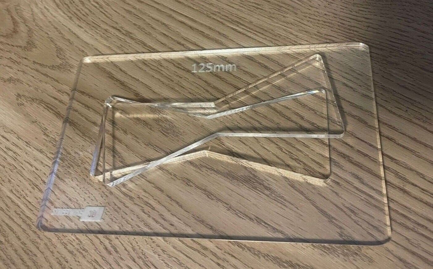 Router Jig for Butterfly Bowtie Dutchman Clear Acrylic 5mm Various