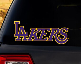 Lakers Dodgers Decal | Lakers Decal | Dodgers Decal | Lakers Sticker | Car Decal | Laptop Decal | Tumbler Decal | Truck Decal