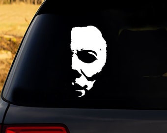 Michael Myers Decal Sticker | Sticker for Car Window | For Tumbler | Sticker for Laptop | Horror Movie | Halloween Kills | Halloween Ends