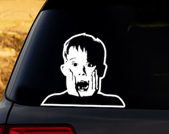 Home Alone Decal | Merry Christmas Ya Filthy Animal | Christmas decal | Sticker for Car Window | Sticker for Laptop | Christmas Movie