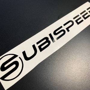 Subispeed Vinyl Decal | Subispeed Car Decal | JDM | Performance | Car Decal | Subispeed Sticker | subispeed