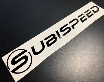 Subispeed Vinyl Decal | Subispeed Car Decal | JDM | Performance | Car Decal | Subispeed Sticker | subispeed