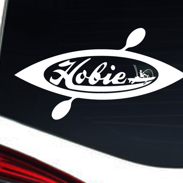 Hobie Fishing Decal | Kayak Decal | Boat Decal | Car Decal | Fishing Decal | Laptop Decal | Truck Decal