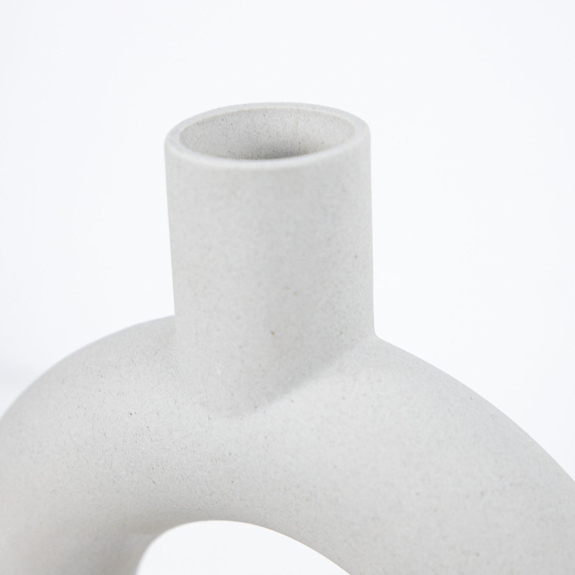 Oval Shape Ceramic Vases for Flowers White Ceramic Vase Etsy