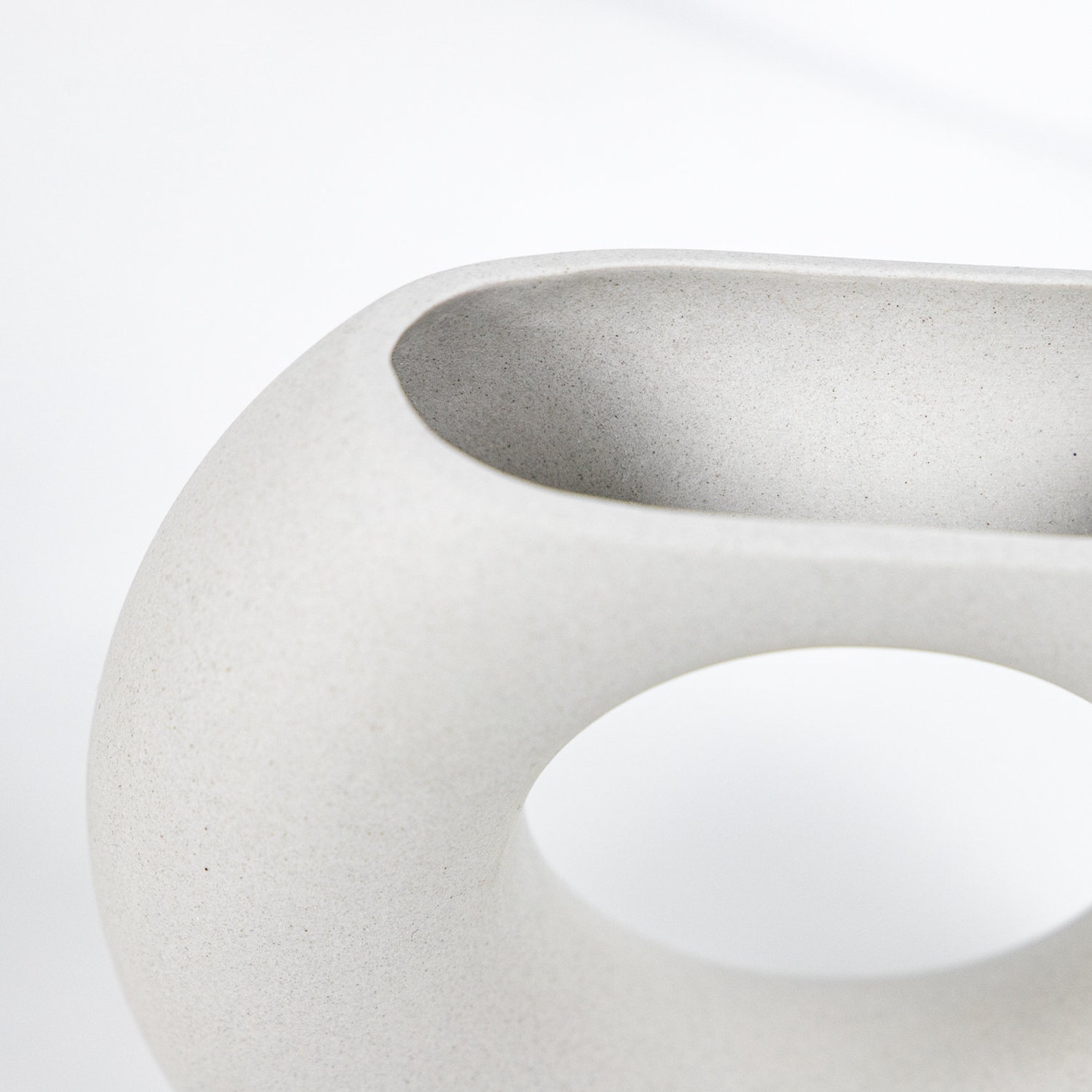 Half Moon Ceramic Vases for Flowers White Ceramic Vase White Etsy