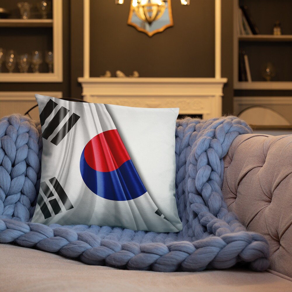 South Korean flag Basic Pillow Etsy