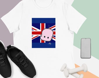 SARANG with the UK flag - Women's Relaxed T-Shirt