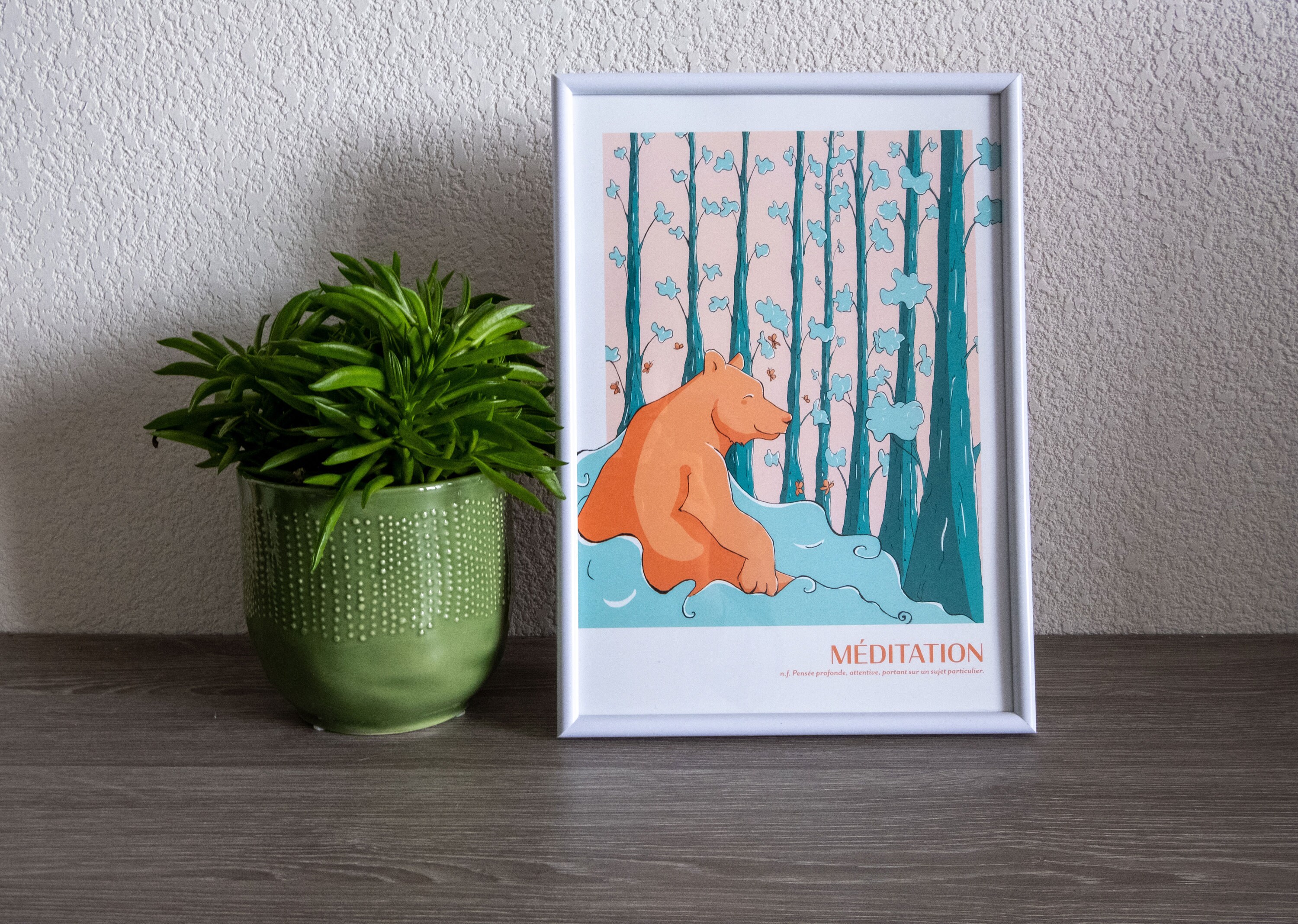 Méditation, Illustration A4 et A6