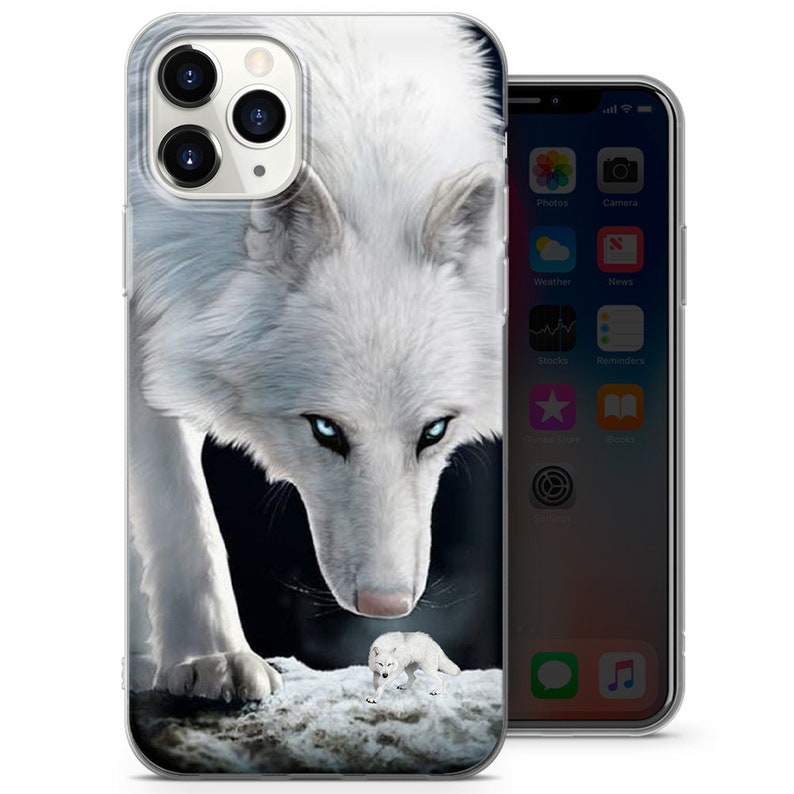Wolf Phone Case Wolves Animal Cover Fit for iPhone 12, 7, 8, XS, XR, 11 ...
