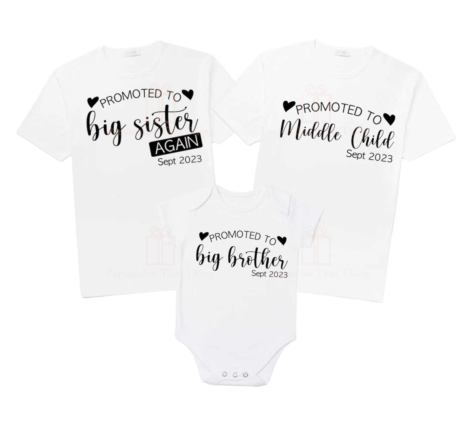 Im Going To Be A Big Sister My Pretty Little Gifts Big Brother To Be - Sister Sash | Baby Blue & Pink Older Sibling New Shower Gender Reveal Pregnancy Announcement (Big